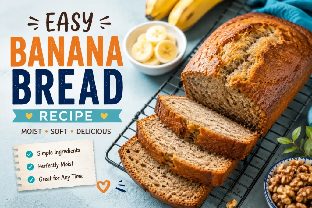 Easy Banana Bread Recipe